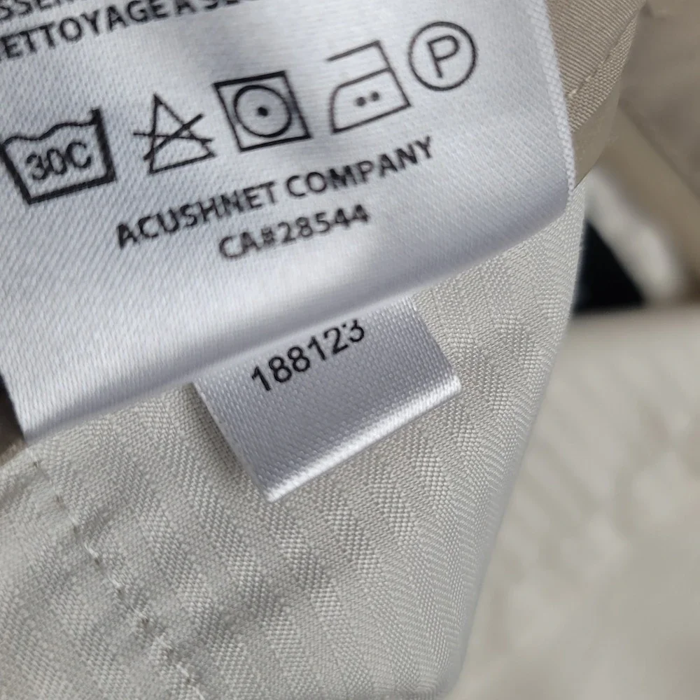 FootJoy Golf Pants Mens 34x33.5 Beige Good Performance Stretch Flat Front